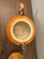 Vintage Beswick English Pottery Ware Country Cottage Teapot and Creamer Set