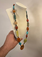 Handmade Multi Gemstone Beaded Necklace