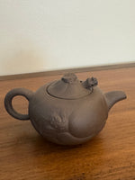 Vintage Ceramic Yixing Red Zisha Clay Moving Dragon Head and Tongue Teapot