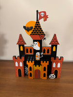 Hyde & Eek Mini Mantle Village Wooden Halloween Decor Set