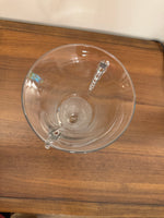 Vintage Duncan & Miller Teardrop Fan Clear Glass Vase