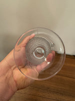 Vintage Duncan & Miller Teardrop Fan Clear Glass Vase