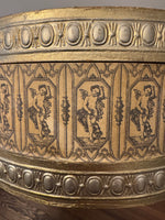 Vintage Oval Printed Embossed Cardboard Gift Box Set