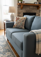 Catstudio The Geography Collection Rhode Island Embroidered Throw Pillow