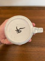 Handmade Speckled Porcelain Mug Bamboo Design