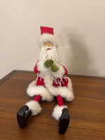 Seated Santa Christmas Decor Figurine