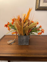 Floral Arrangement Centerpiece Autumn Thanksgiving Décor Scarecrow