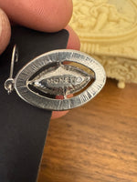 Monet Silver-tone Crystal Earrings