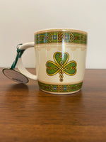 GaelSong Clara Bone China Shamrock Celtic Design Mug
