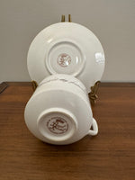 Vintage Royal Kendal Fortune Zodiac Cup and Saucer Reading Cup Bone China
