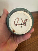 Vintage Handmade Ceramic Pottery Small Vase Signed