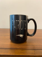 New England Patriots NFL Porcelain Laser Engraved Mug 16 oz