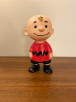 Charlie Brown Soft Vinyl Doll Vintage 1950s United Feature Syndicate Rare