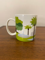 Starbucks Coffee 18 oz Porcelain Mug Cup 2007 Balboa Park San Diego