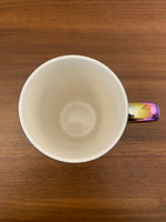 Starbucks Iridescent Rainbow Oil Slick Glazed Ceramic Tall Coffee Mug Cup 16oz