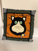 Small Crafted Halloween Pillow Decor