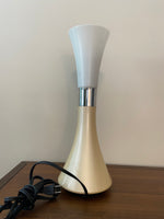 OttLite Ivory-Pearl Tone Tulip Adjustable Gooseneck Desk-Table Lamp