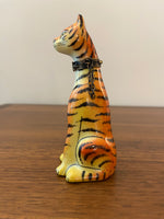 Vintage Rochard Limoges Porcelain Trinket Box Tiger