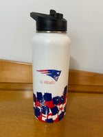 Go Patriots Large Stainless Steel Water Bottle