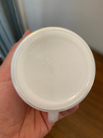 Vintage Federal Glass Iridescent Milk Glass Coffee Mug