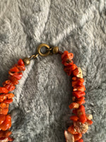 Vintage Mediterranean Red Coral Necklace