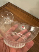 Rene Lalique Crystal Bowl Set of 2 France READ