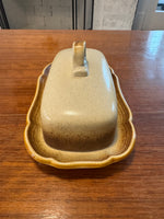 Mikasa Whole Wheat Stoneware Butterdish