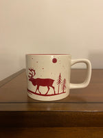 Tim Hortons Reindeer Winter Scene Ceramic Mug, Christmas 2019
