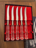 MIRAGE by Robinson Stainless Steel and Acrylic Knife Set of 5