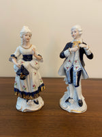 Vintage Japanese KPM Porcelain Pair Man and Woman Figurines