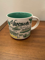 Starbucks Vancouver Porcelain Coffee Mug 14 oz Been There Series
