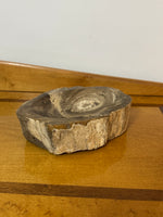 Vintage Petrified Wood Keys-Jewelry Bowl Ashtray