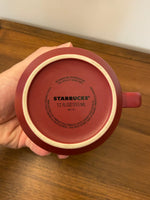 Starbucks Coffee Porcelain Coffee Cup Mug Valentine's Hearts Design