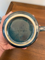 Green Cupric Metallic Glazed Ceramic Mug Cup