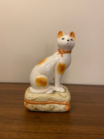 Vintage Ceramic Cat Figurine