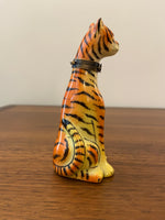 Vintage Rochard Limoges Porcelain Trinket Box Tiger