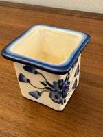Vintage Handmade Polish Pottery Jankowski Unikat Boleslawiec Tiny Planter