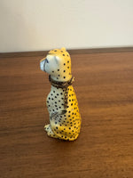 Porcelain Limoges France Cheetah Shaped Trinket Box