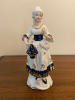 Vintage Japanese KPM Porcelain Pair Man and Woman Figurines