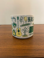 Starbucks Nashville Coffee Cup Mug Been There Series 14oz