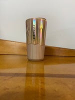 Starbucks 2025 Iridescent Ceramic Travel Tumbler With Lid 12 oz