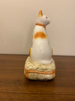 Vintage Ceramic Cat Figurine