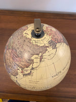 Antique Globe Illuminated World Globe Map Lamp