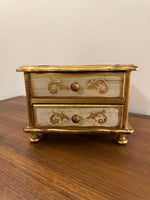 Vintage Japanese Wooden Musical Jewelry Box