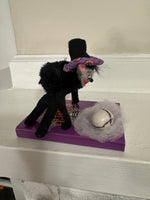 Annalee Black Spider Spooky Halloween on Purple Book