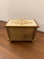 Vintage Japanese Wooden Musical Jewelry Box