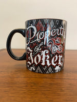 Harley Quinn Property Of Joker DC Comics & Warner Bros Porcelain Coffee 20 oz Mug