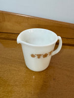 Pyrex Butterfly Gold Design Creamer 15