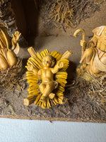Vintage Italian Nativity Manger