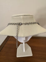 Chain Mesh Beaded Statement Necklace